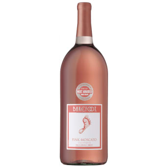 Barefoot Rose Wine Pink Moscato - 1.5L
