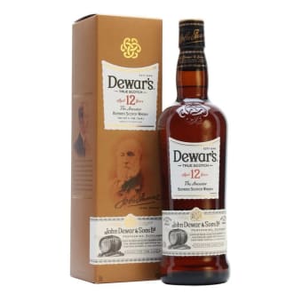 Dewar's 12 Years Old Whiskey Scotch - 750mL