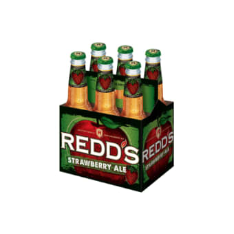 Redd's Hard Apple Strawberry Ale Beer - 6 bottles / 12oz