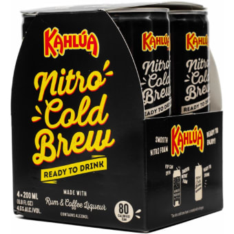 Kahlua Nitro Cold Brew - 4 cans / 200mL