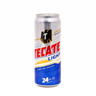 Tecate Light 24 oz can