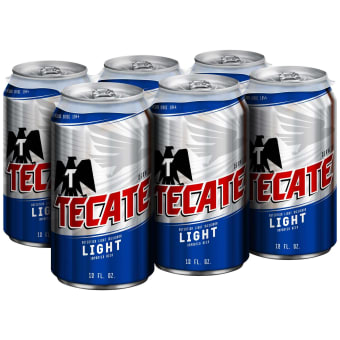 Tecate Light 6pk cans