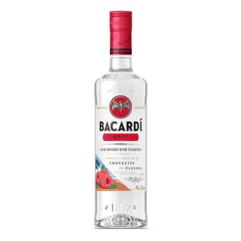 BACARDÍ Raspberry Flavored White Rum 1.75 L