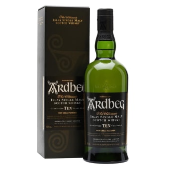 ARDBEG 10 YEAR SINGLE MALT SCOTCH WHISKY 750ml