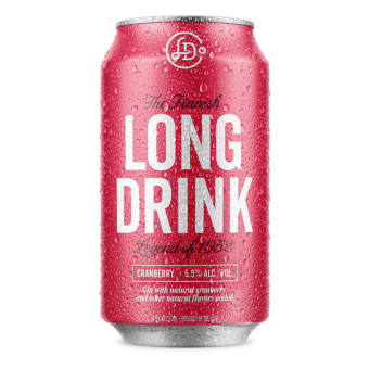The Finnish Long Drink Cranberry 12 oz can