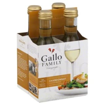 Gallo Family Chardonnay - 4 bottles / 187mL