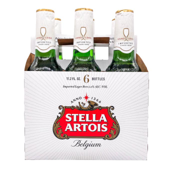 Stella Artois Beer - 6 bottles / 11.2oz