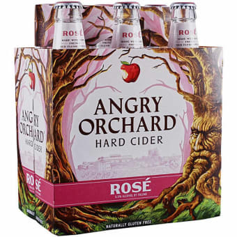 Angry Orchard Rose Hard Cider - 6 bottles / 12oz