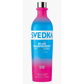 Svedka Blue Raspberry Flavored Vodka - 750mL