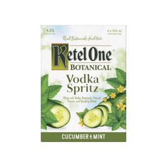 Ketel One Botanical Spritz Cucumber & Mint - 4 cans / 12oz