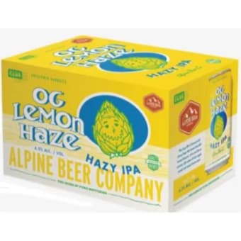 Alpine Beer OG Lemon Haze - 6 pack can / 12oz