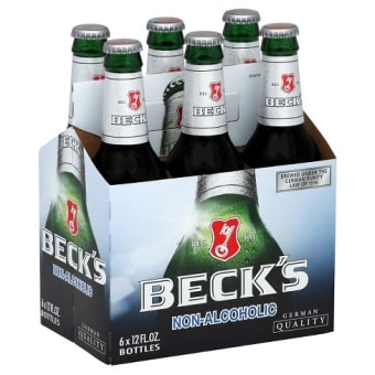Beck's Non-alcoholic 6 pack 6 pack bottles