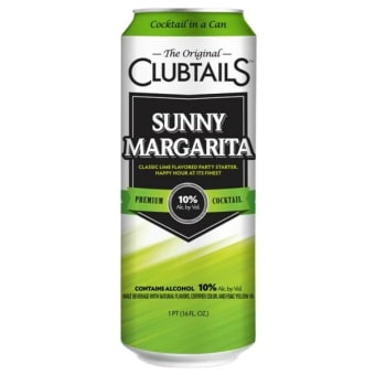 Clubtails Sunny Margarita Cocktail - 1 can / 16oz