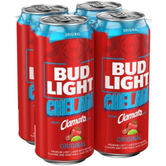 Bud Light Chelada Clamato 4pack 16oz