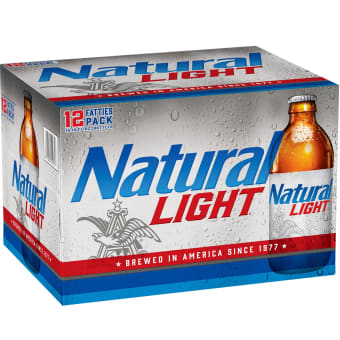 NATURAL LIGHT BOTTLE 12PK 12 oz