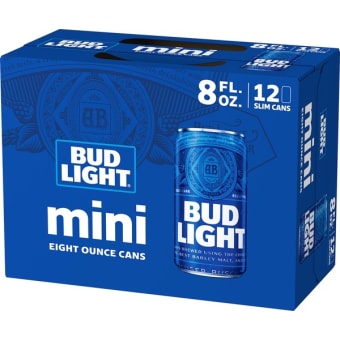 BUD LIGHT CAN 12PK 8 oz