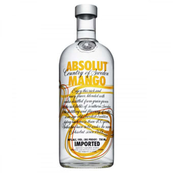 ABSOLUT MANGO VODKA 750ML