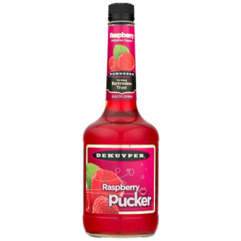 DEKUYPER PUCKER RASPBERRY 750ML