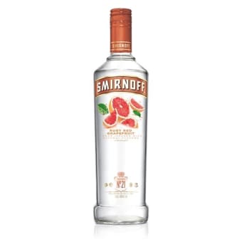 SMIRNOFF RUBY RED GRAPEFRUIT 750ML