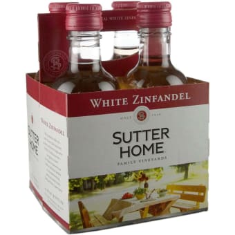 Sutter Home White Zinfandel - 4 Pack/ 187mL