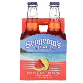 Seagram's Escapes Pink Pineapple Passion - 4 bottles / 11.2oz