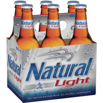 NATURAL LIGHT 12OZ 6PK BTL