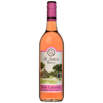 ST JAMES WINERY PINK CATAWBA 750ml