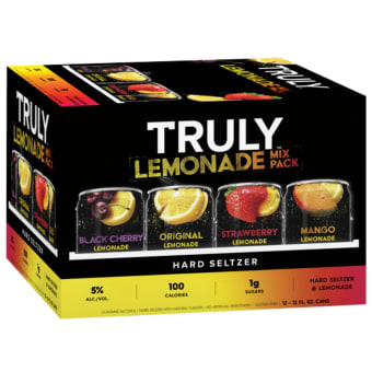 TRULY LEMONADE SELTZER MIX PAC 12 OZ 12PK CAN