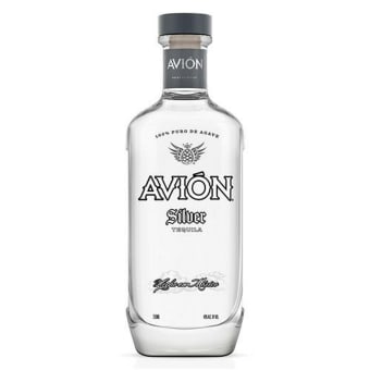 Avion 80 Proof Small Batch Silver Tequila Bottle (750 ml)