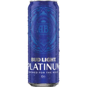 Bud Light Platinum Beer - 1 can / 25oz