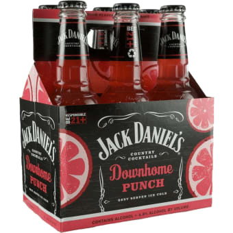 Jack Daniel's Country Cocktails Downhome Punch Seltzer - 6 bottles / 10oz