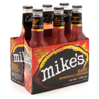 Mike's Hard Strawberry Lemonade - 6 bottles / 12oz