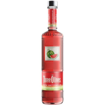 THREE OLIVES FRESH WATERMELON VODKA 750ML