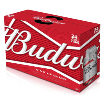 BUDWEISER 16OZ 24PK CAN