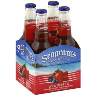SEAGRAM'S W/C WILD BERRIES 4PK