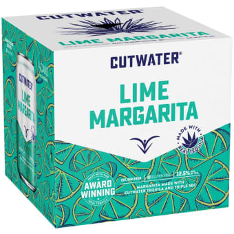 Cutwater Lime Tequila Margarita - 4 cans / 12oz