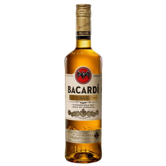 Bacardi Gluten-Free 80 Proof Gold Rum Bottle (1 L)