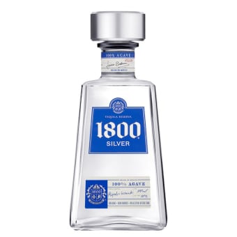 1800 80 Proof Blanco Tequila Bottle (750 ml)
