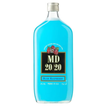 Md 20/20 Blue Raspberry Fortified Wine Flavored - 750mL MD 20/20