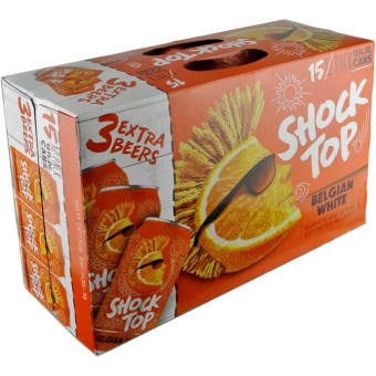 Shock Top Belgian White - 15 cans / 12oz