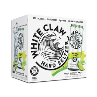 White Claw Natural Lime (5.0% ABV) - 6 pack / 12oz can