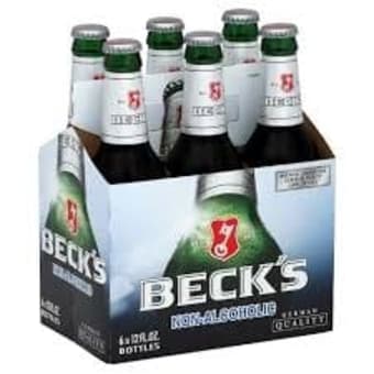 BECK'S NON ALCOHOLIC 6PK BOTTLE