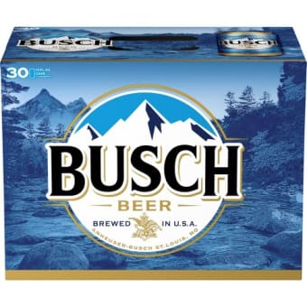 BUSCH 30PK CANS