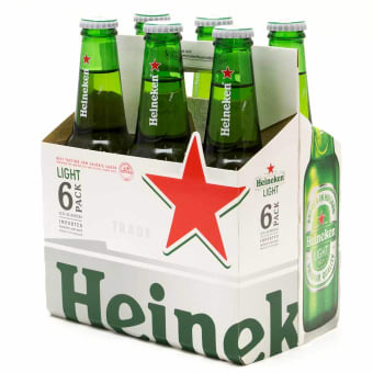 Heineken Light - 6 bottles / 12oz