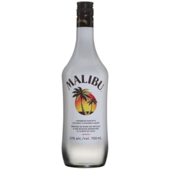 MALIBU RUM COCONUT GLASS 750ml