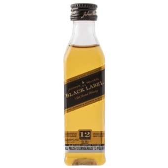 Johnnie Walker Black Label Blended Scotch Whisky - 50mL
