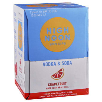 High Noon Grapefruit - 4 cans / 355mL