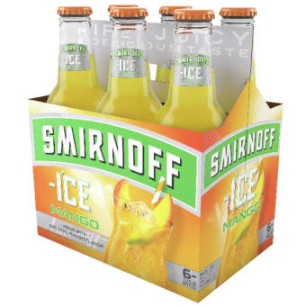 Smirnoff Ice Mango 6 pack 6 pack bottles