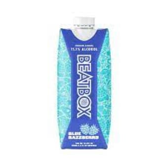Beatbox Blue Razzberry 16 oz bottle