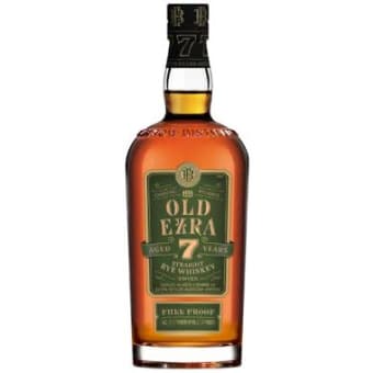 Old Ezra Brooks 7 Years Barrel Strength - 750mL